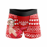 Custom Face Boxers Underwear Personalized Christmas Unlimited Rides Mens' All Over Print Boxer Briefs