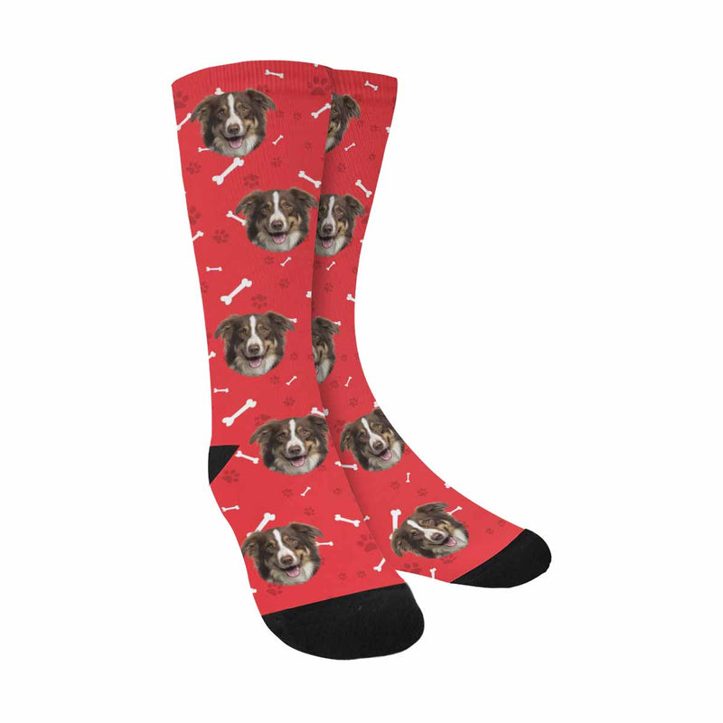 Custom Socks Dog Face Socks Personalized Socks Face on Socks Valentine's Day Gifts for Girlfriend