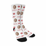 Custom Socks with Faces Personalized Socks Face on Socks Birthday Gifts for Boyfriend