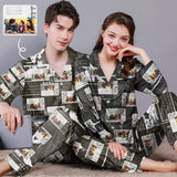 Custom Photo Couple Matching Personalized Photo Loungewear Sleepwear