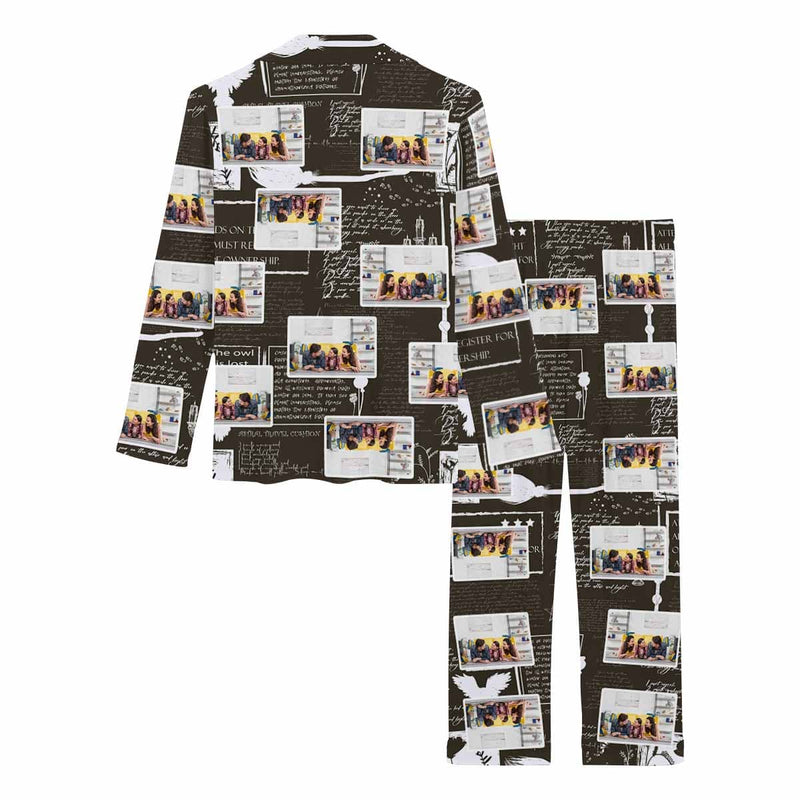 Custom Photo Couple Matching Pajamas Personalized Photo Loungewear Set Sleepwear For Men Women