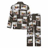 Custom Photo Couple Matching Pajamas Personalized Photo Loungewear Set Sleepwear For Men Women