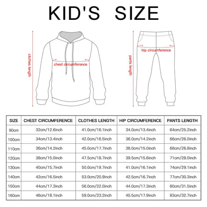 Personalized Unisex Hoodie&Sweatpant Set Custom Seamless Face Hoodie and Sweatpant