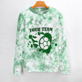 Custom Team Name Sweater for Men World Cup Soccer Football Custom Ugly Sweater Long Sleeve Lightweight Round Neck Sweater Tops