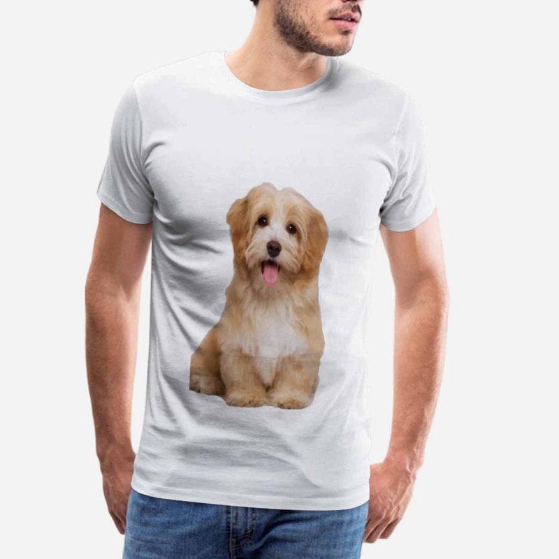 Custom Shirts with Cute Dog's Photo Men's All Over Print T-shirt with Pets