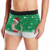 Personalized Men's Boxer Briefs Custom Face Christmas Gift Hug Underwear for Boyfriend Husband Men Best Gift for Him