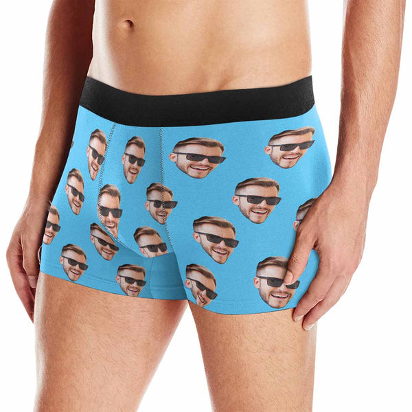 Personalized Men's Boxer Briefs Custom Face Multicolor Underwear for Boyfriend Husband Men Best Gift for Him