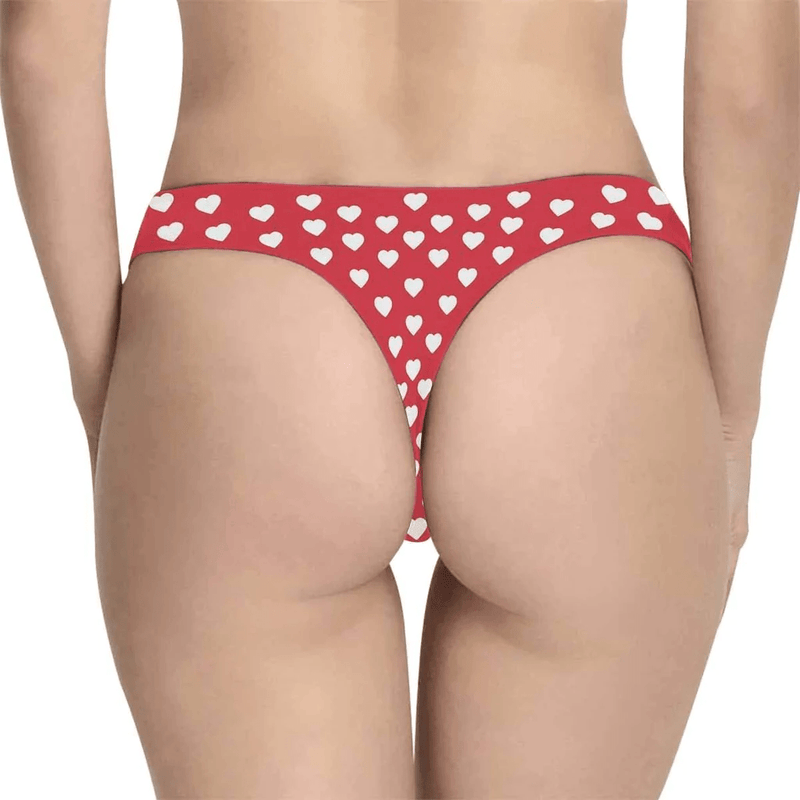 Custom Underwear for Women, Personalized Faces Thong Briefs