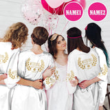 #Bride Robe#For Wedding-Custom Name Unique Sexy Short Robe For Bride and Bridesmaids The Best Getting Ready Robes for Your Bridal Party