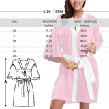 Custom Boyfriend Face Rhombus Women's Short Sleepwear Personalized Photo Pajamas Kimono Robe