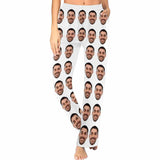 Custom Face Boyfriend Sleepwear Personalized Women's Slumber Party Long Pajama Set Pajama Top&Pajama Bottom