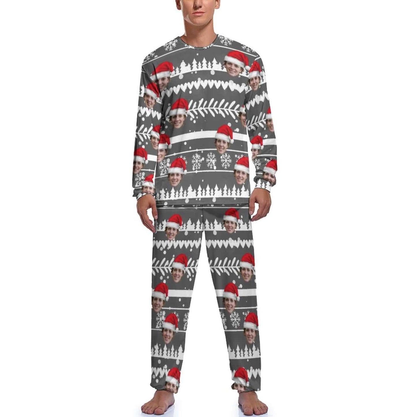 Custom Face Christmas Men's Pajamas