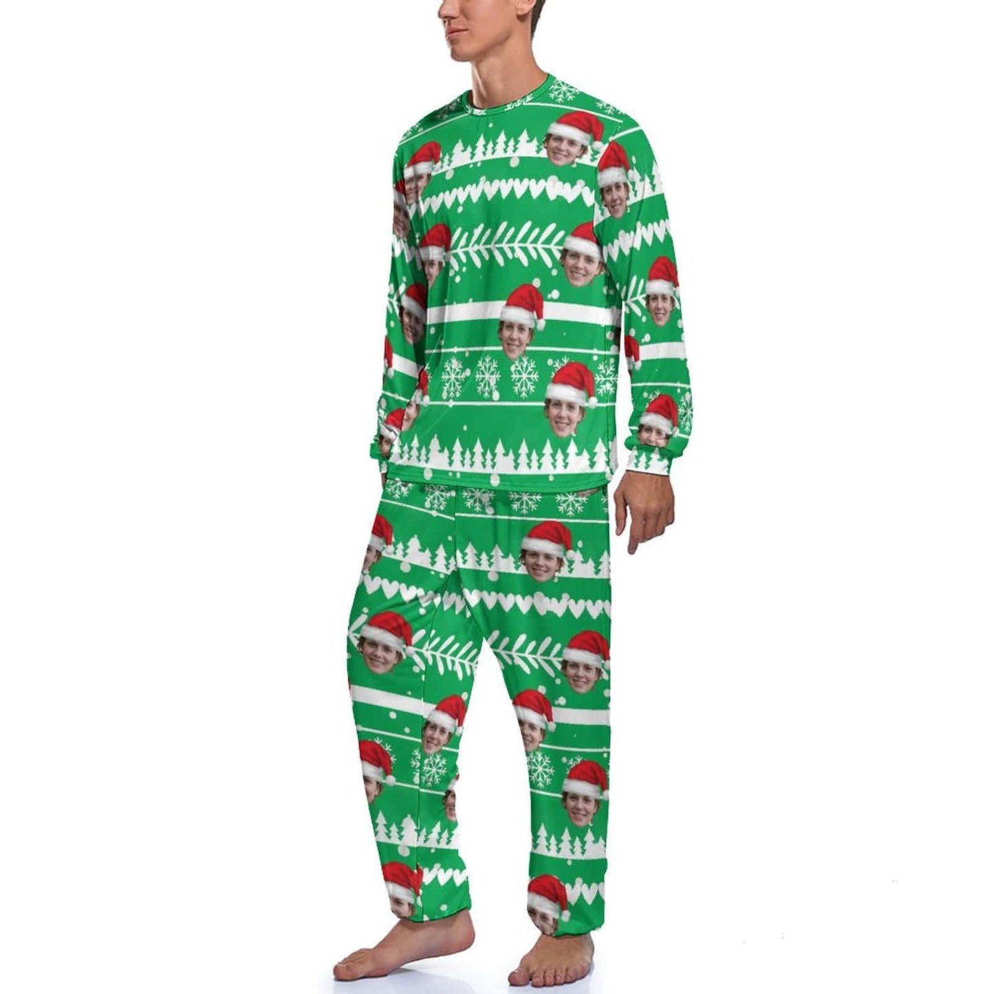 Custom Face Christmas Men's Pajamas