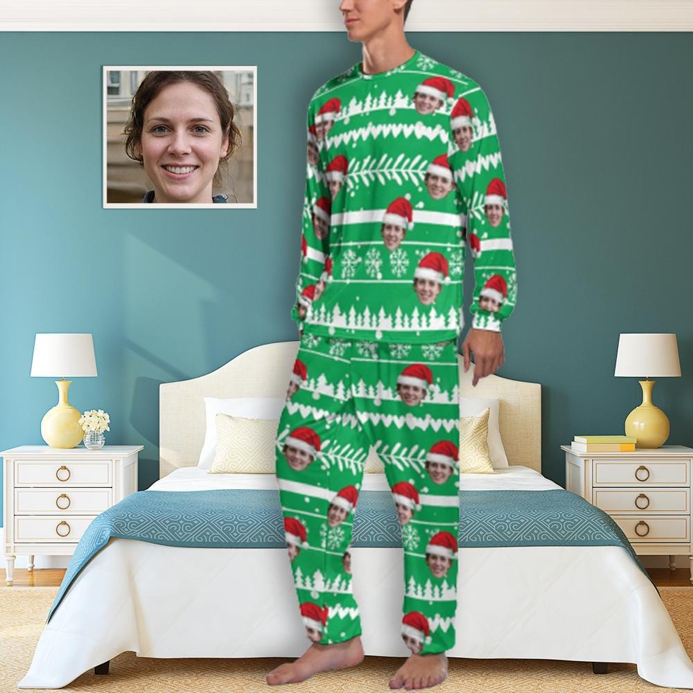 Custom Face Christmas Men's Pajamas