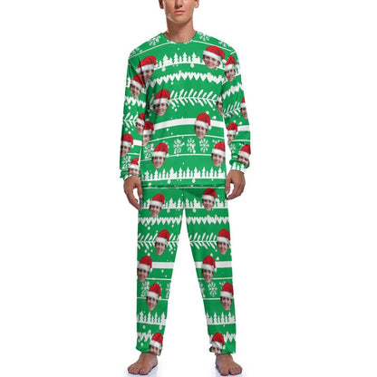 Custom Face Christmas Men's Pajamas