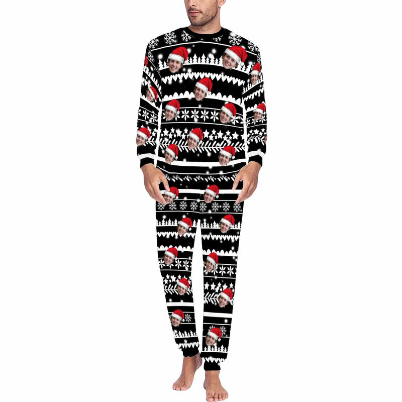 Custom Face Christmas Men's Pajamas