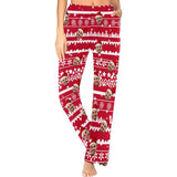 Custom Face Christmas Snowflake Tree Women's Long Pajama Set Pajama Top&Pajama Bottom