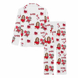 Custom Face Love MOM & BABY Women's Long Pajama Set Mother's Day & Birthday Gift