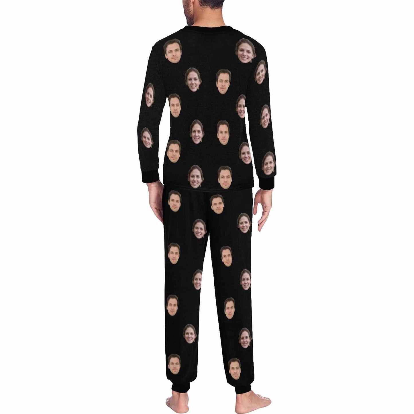 Custom Face My Valentine My Lover Couple Matching Pajamas