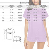 Custom Face Pajamas for Women Purple Sky Sleepwear Personalized Women's Short Pajama Set