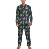 Father's Loungewear Custom Photo Super Dad Men's Pajamas Personalized Photo Pajama Set for Him