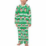Kid's Pajamas Custom Sleepwear with Face Personalized Christmas Pajama Set For Boys&Girls 2-15Y