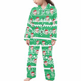 Kid's Pajamas Custom Sleepwear with Face Personalized Christmas Pajama Set For Boys&Girls 2-15Y