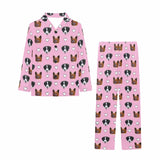 Kid's Pajamas Custom Sleepwear with Pet Dog Face Personalized Pajama Set For Boys&Girls 2-15Y