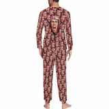 Photo Pajamas Custom Seamless Face Pajamas Personalized Men's Sleep or Loungewear For Him