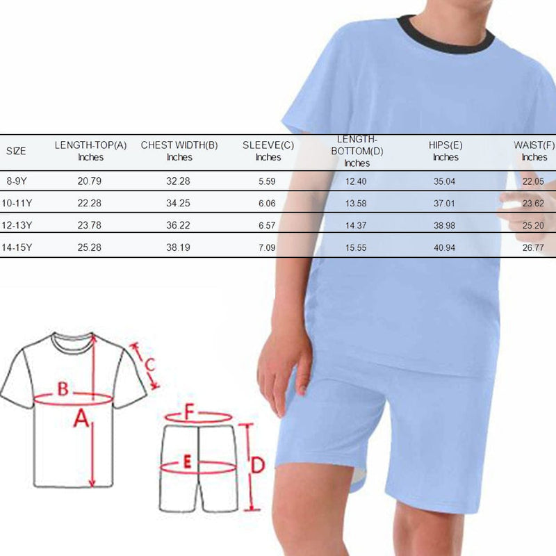 TikTok Hot Flash Sale Custom Face Seamless Crew Neck Short Pajama Set Funny T-shirt &Shorts