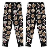 Custom Dog Face Kid's Long Pajama Pants Best Gifts for Children