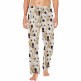 Personalized Long Pajama Pants for Men&Women Custom Seamless Pet Face Sleepwear Slumber Party