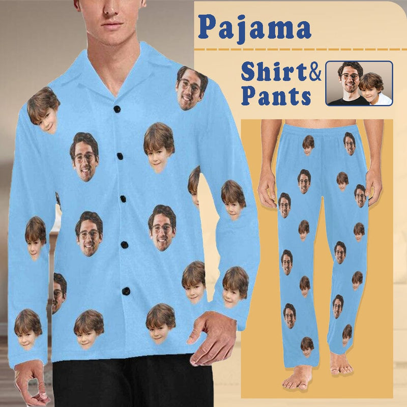 Custom Pajama Pants, Custom Face Pajamas, Personalized Pajamas