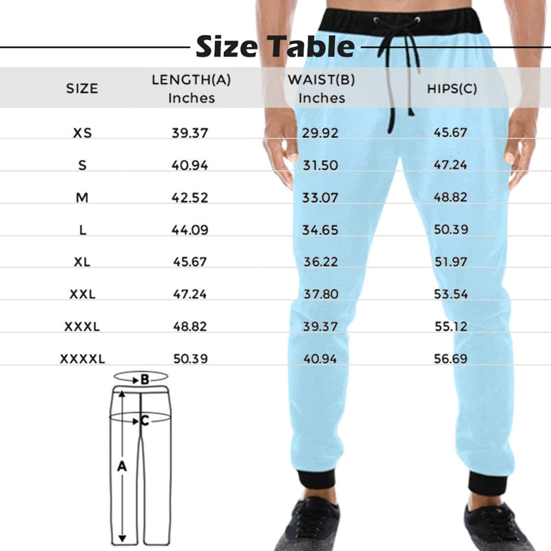 Custom Girlfriend Photo & Name Casual Sweatpants Personalized Men's All Over Print Sweatpants