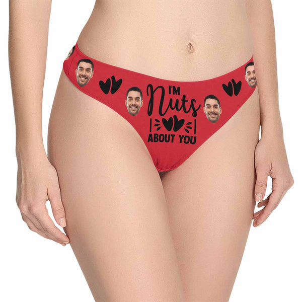 Personalized Women's Panties Custom Face About You Women's Thong Custom Underwear